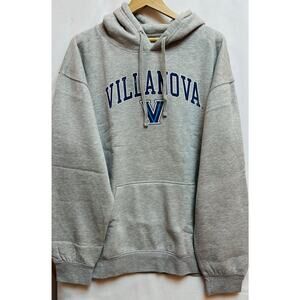Villanova 91 league XL hoodie GRAY Fleece NEW COTTON BLEND LOGO